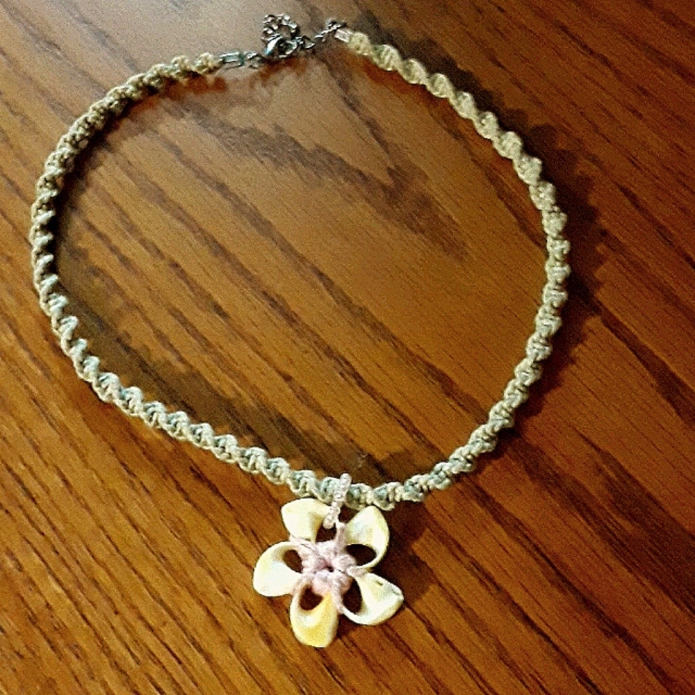 Shell beach necklace